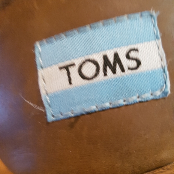 💫HOST PICK×2💫❤ TOMS Denim Correa Sandal size 8 - Picture 3 of 7